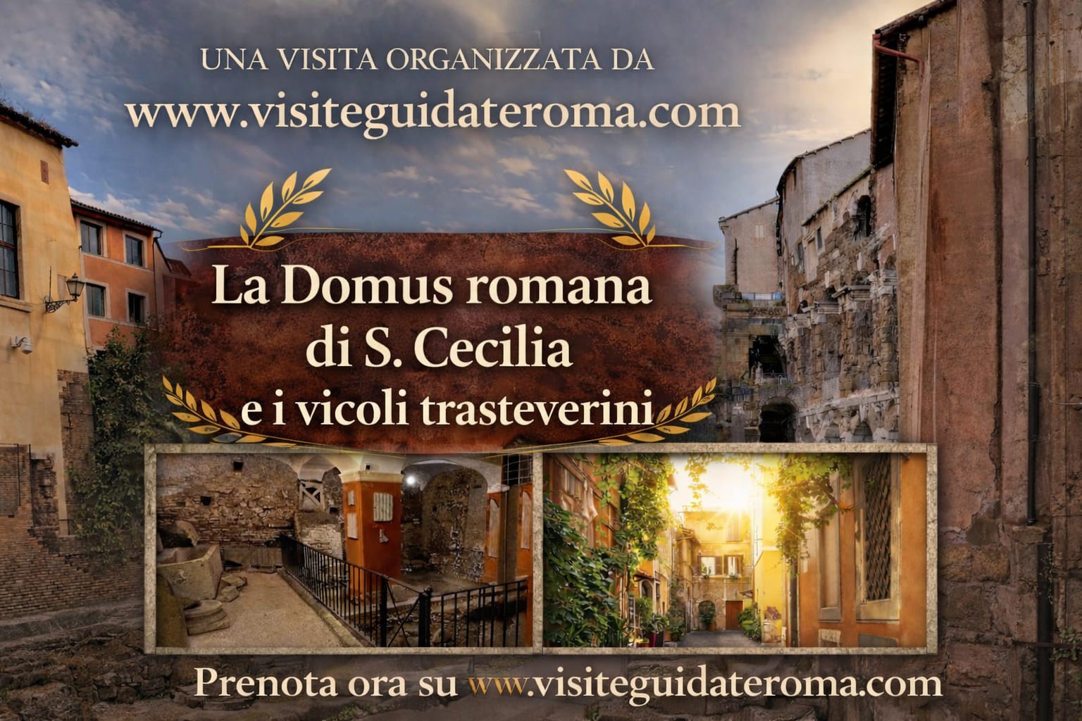 Il fascino della Domus Romana di Santa Cecilia in Trastevere